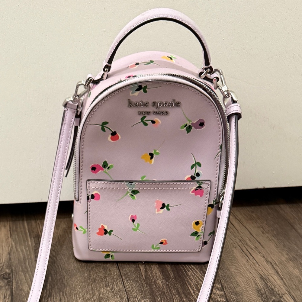 Kate Spade Light Pink Floral Mini Bag